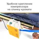 Бесшумный противопролежневый трубчатый матрас с отверстием и доп.секцией MET АИР WC-200 (AIR WC-200) 22191
